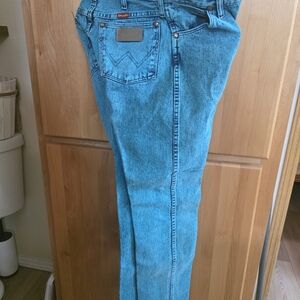 Wrangler Womens Vibrant Blue Straight Jeans